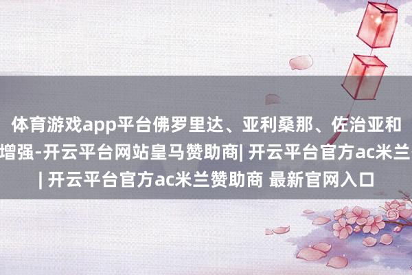 体育游戏app平台佛罗里达、亚利桑那、佐治亚和卡罗莱纳等州劝诱力增强-开云平台网站皇马赞助商| 开云平台官方ac米兰赞助商 最新官网入口